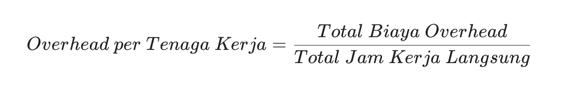 Rumus Overhead per Jam Tenaga Kerja