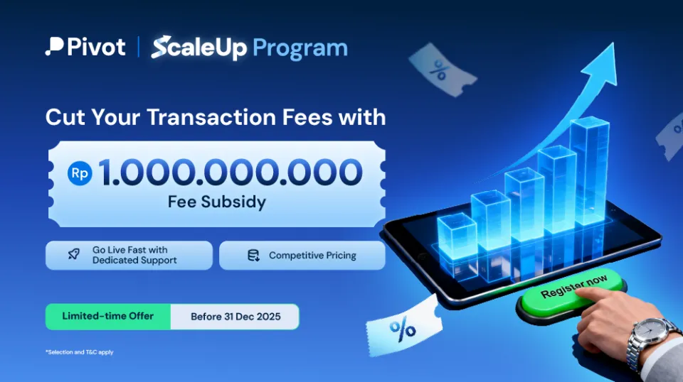 Earn More, Grow Faster with Rp 1 Billion Fee Subsidy for Your Payment and Payout Transactions, Only Until December!