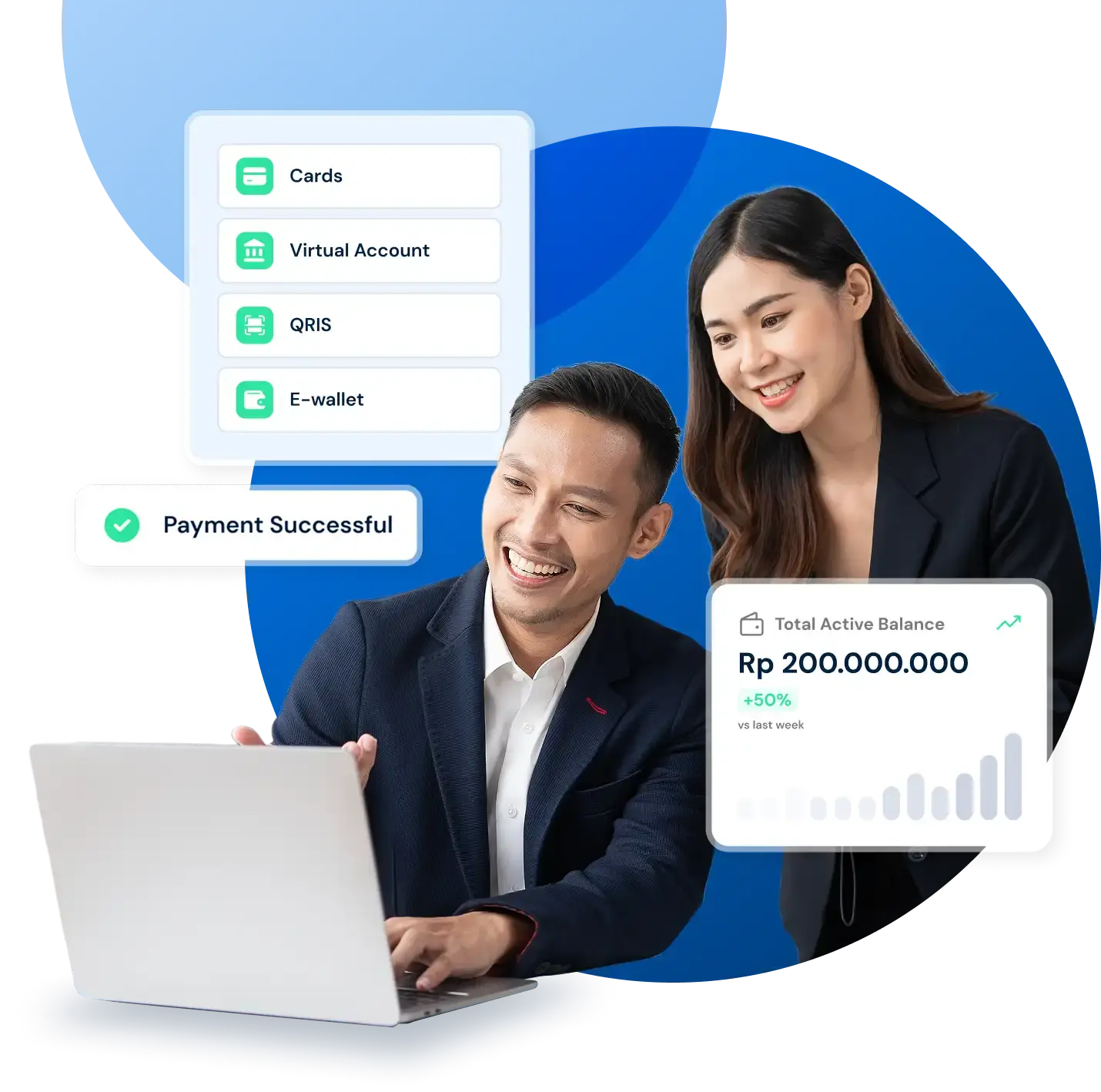 Best Payment Gateway in Indonesia - Hero Illustration