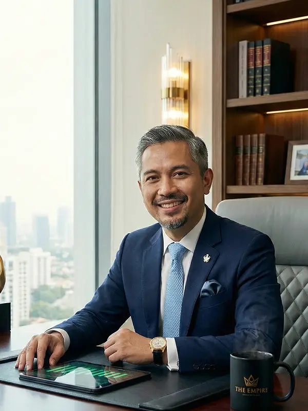 Hotel owner reviewing payment operations